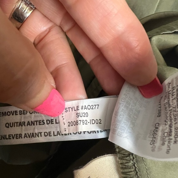 Madewell Button Front Cotton Poplin Tiered Dress Olive Green Size XSmall - Picture 7 of 10